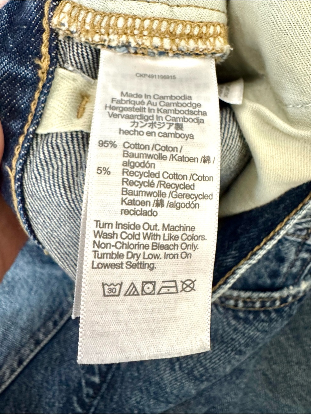 Madewell High-Rise Wide-Leg Jeans in Medium Blue Wash Size 25 - Picture 9 of 12
